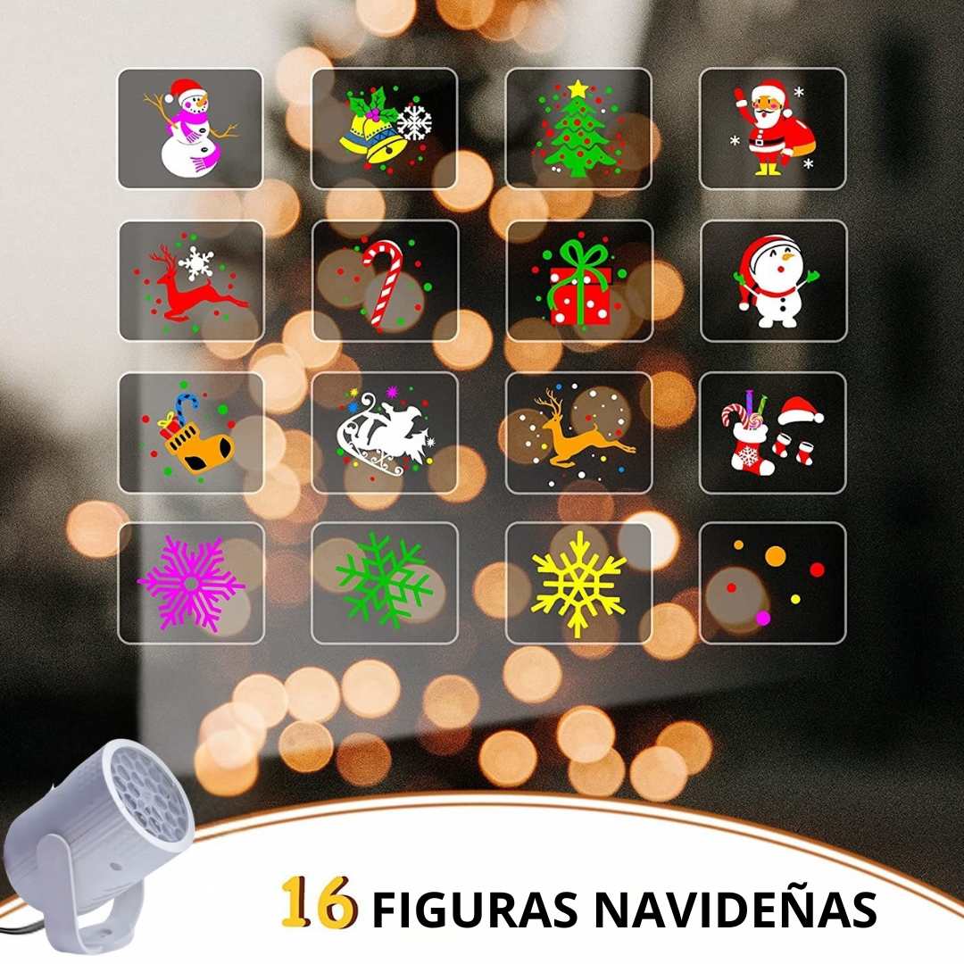 PROYECTOR NAVIDEÑO 🎅 ¡Un espectáculo mágico de Navidad en tu casa! 🎄✨