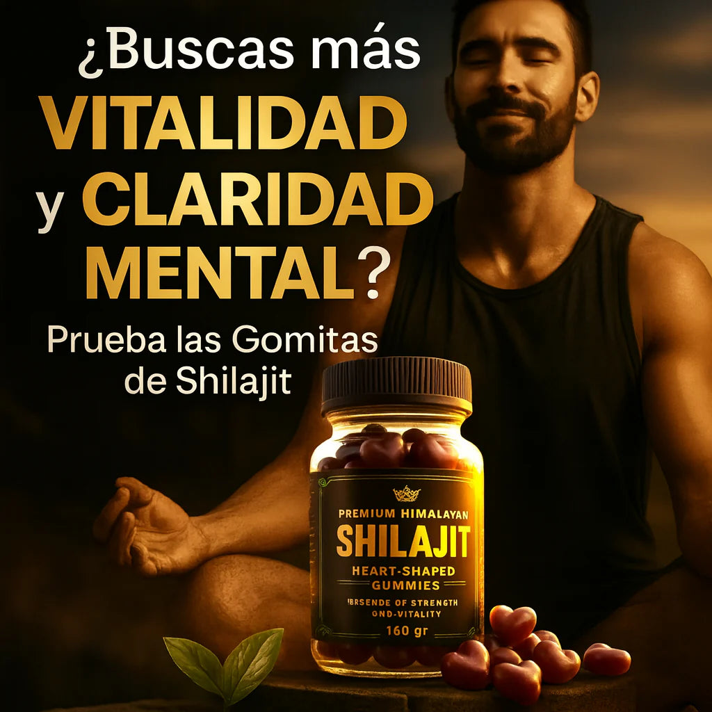 GOMITAS SHILAJIT Premium 🤎 Recarga tu energía y vitalidad 💪