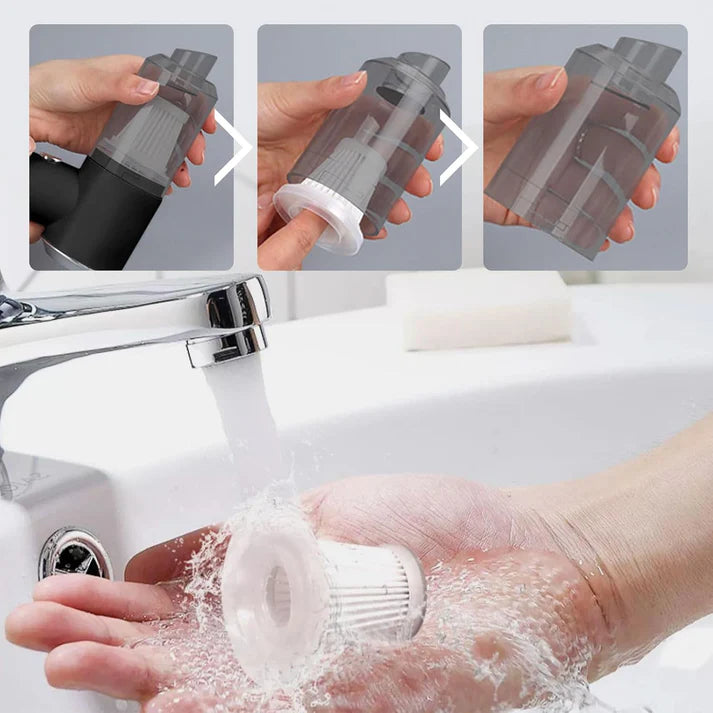 Mini Aspiradora Portátil 3 en 1 - !Tu limpieza siempre a mano!